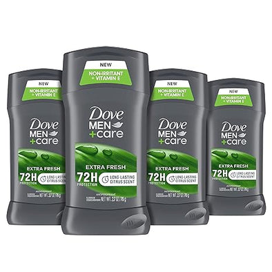 Dove Men+Care Antiperspirant Deodorant Extra Fresh, 4 pk