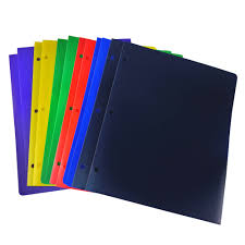 Unison 2-Pocket Poly Portfolio Folders, 12 pk