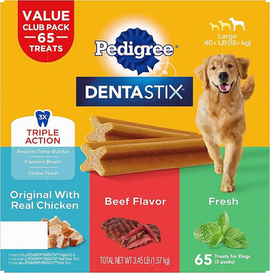 Pedigree Dentastix Multipack, 65 ct.