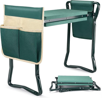 Gardening Kneeling Bench with Tool Pouches