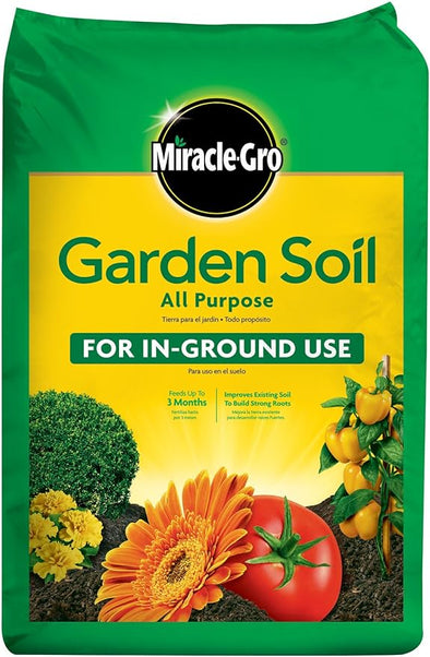 Miracle-Gro Flowers & Vegetable Garden Soil, 1 cu. ft.