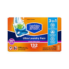 Berkley Jensen Spring Fresh Ultra Laundry Pacs, 132 ct.