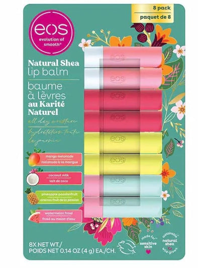 Eos All-Natural Lip Balm Stick, 8 ct.