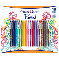 Paper Mate Flair Pen, 18 ct. - Assorted Colors