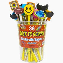 DesignWay Back to School Topper Pencil, 36 pk